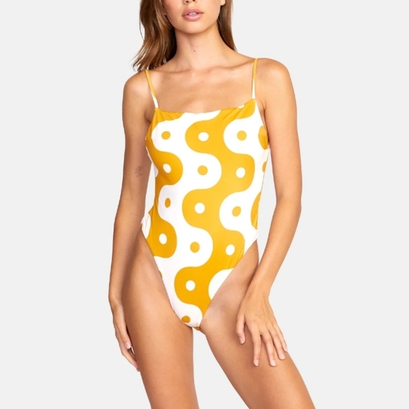 RVCA Other - RVCA Good Days One Piece Med French Swimsuit Size-M/10
